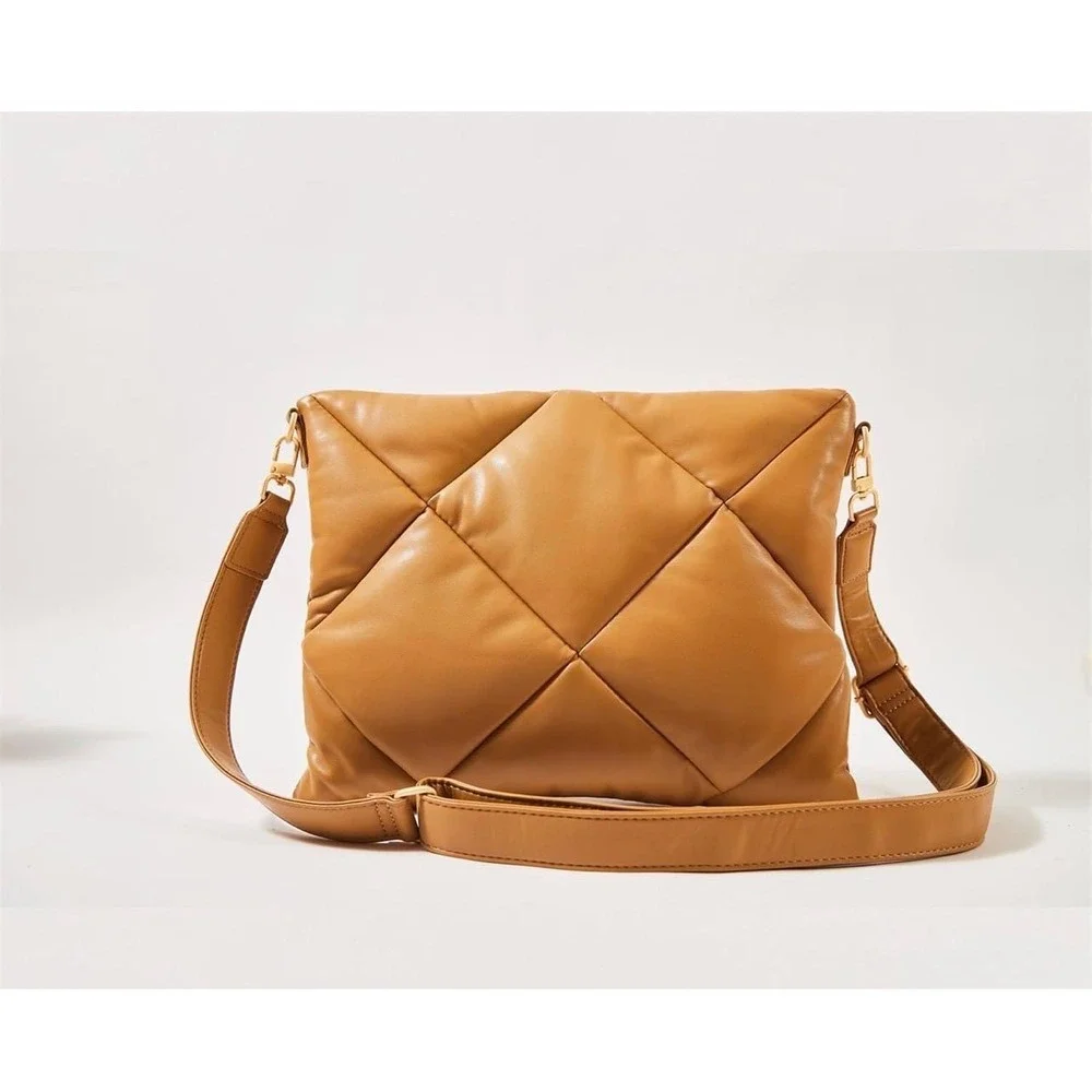 115.- 14 Inch & 16 Inch Laptop Sleeve - Golden Caramel, Puffy cotton padding